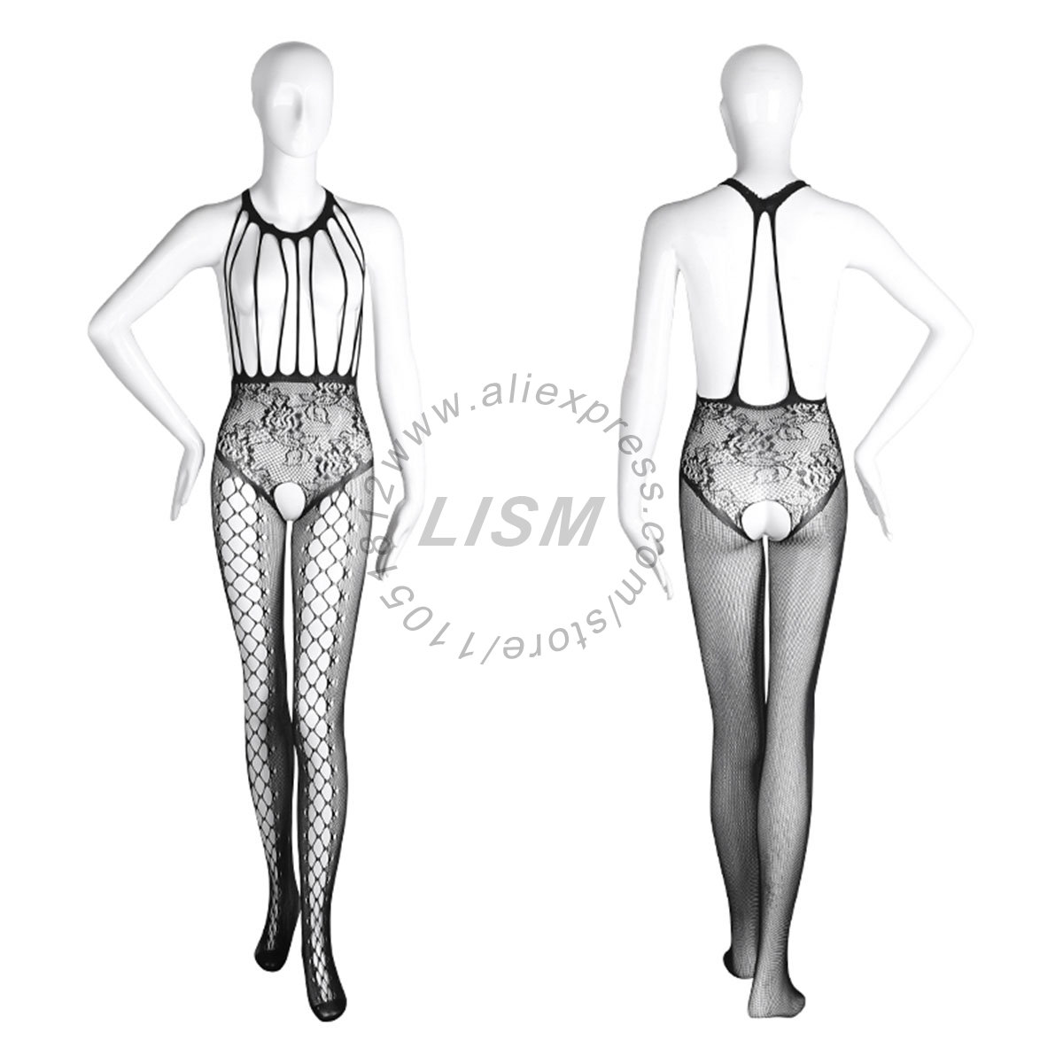 LISM Seksi Halter Kesimli Açık - Bodystocking Fishnet incelemesi ve fiyatı