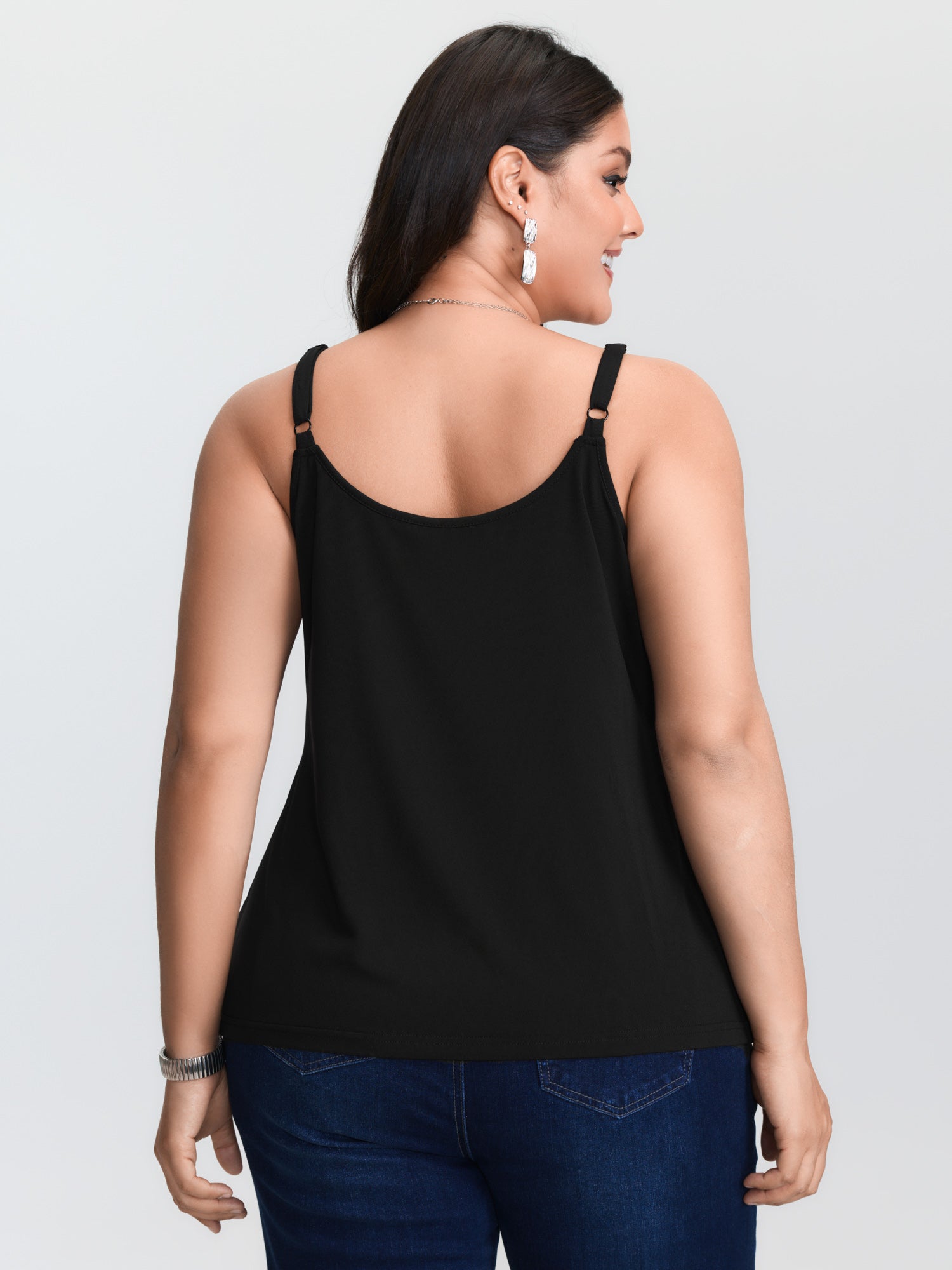 Büyük beden siyah örgü atlet,  - Cami Top Lace incelemesi ve fiyatı